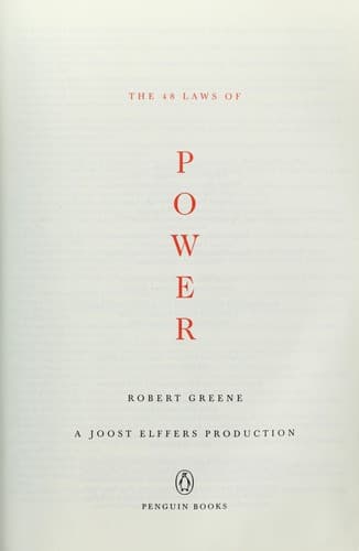Cover of The 48 Laws of Power
