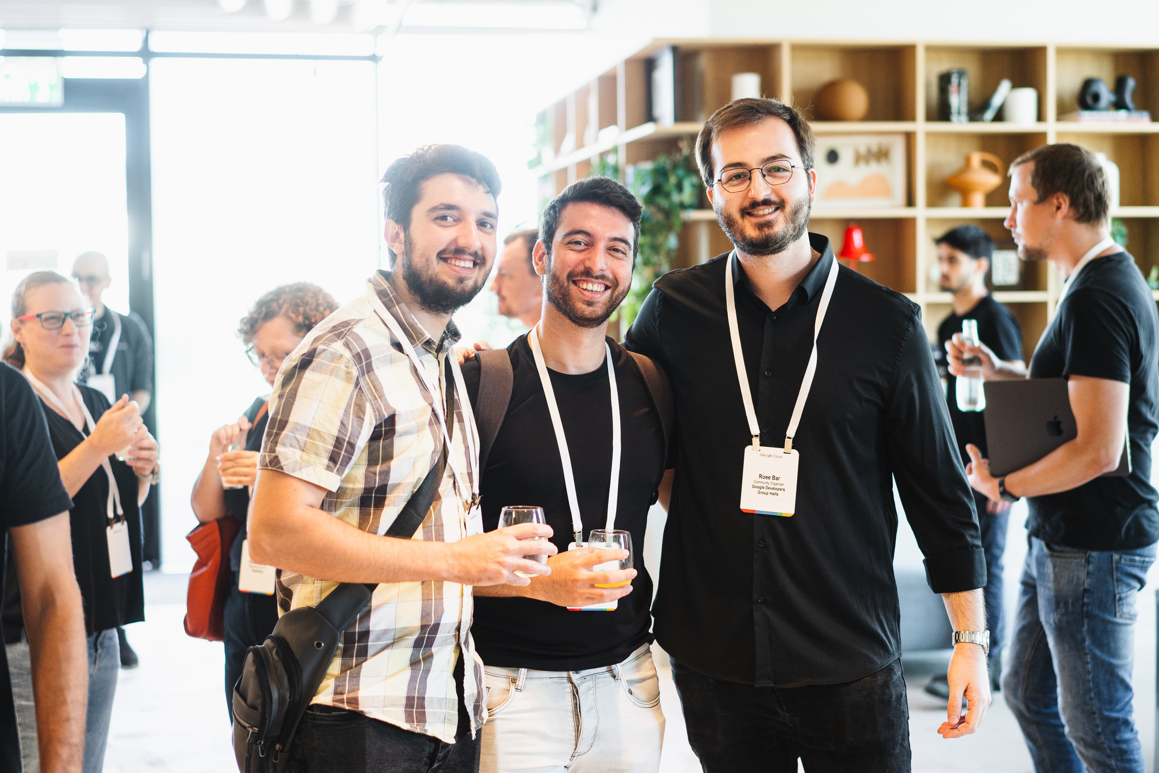 Roee at Google Developers Group Haifa event