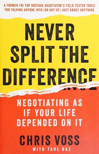 עטיפת Never Split the Difference